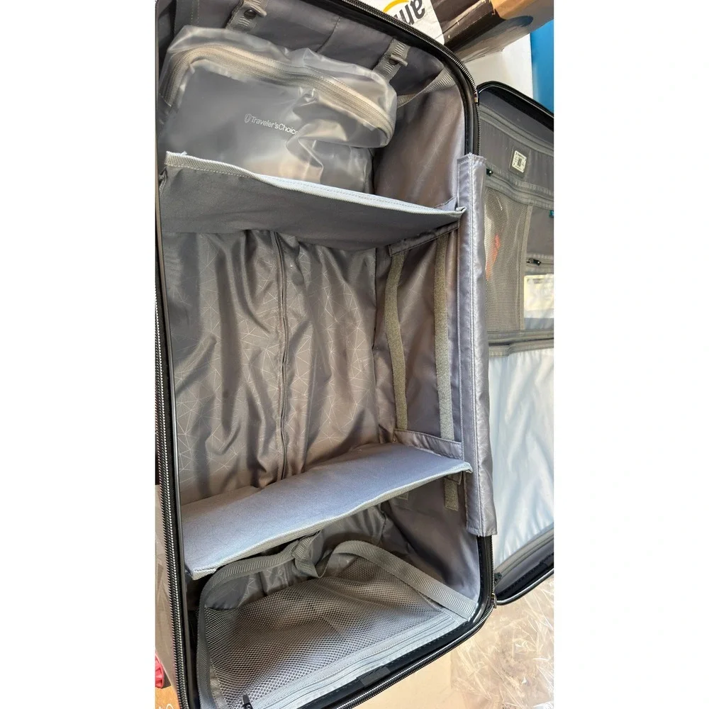 Traveler's Choice Maxporter II 31 Hardside Trunk Spinner Luggage Grey Camo